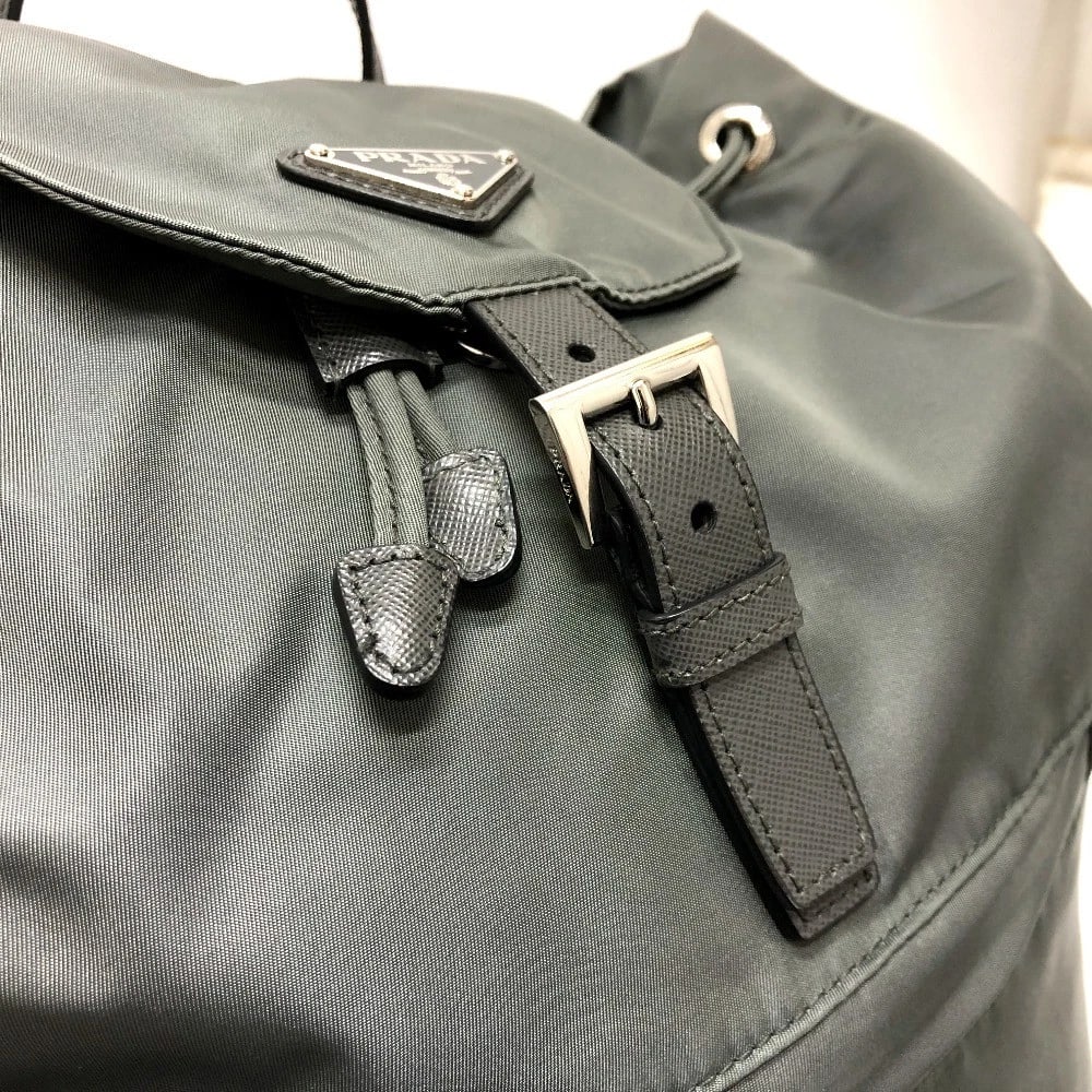PRADA TRIANGLE LOGO BAG - 4