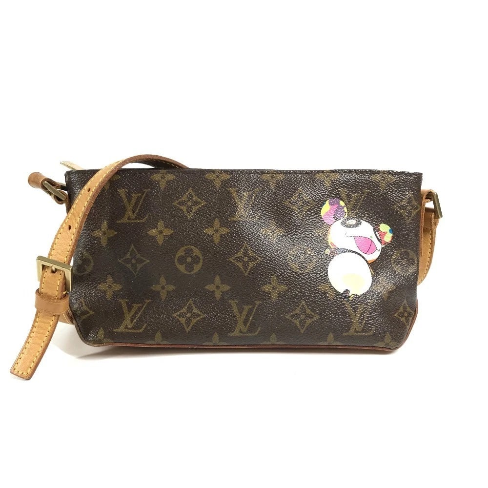 LOUIS VUITTON MONOGRAM PANDA TROTTER POCHETTE BAG: LOUIS VUITTON Monogram Panda Trotter Pochette Bag Brand: Louis Vuitton Type/Style: Shoulder Bag Material: Leather Color: Brown Size: W9.8xH4.9xD2.8inch / W25cmxH12.5cmxD7cm Accessories: None <