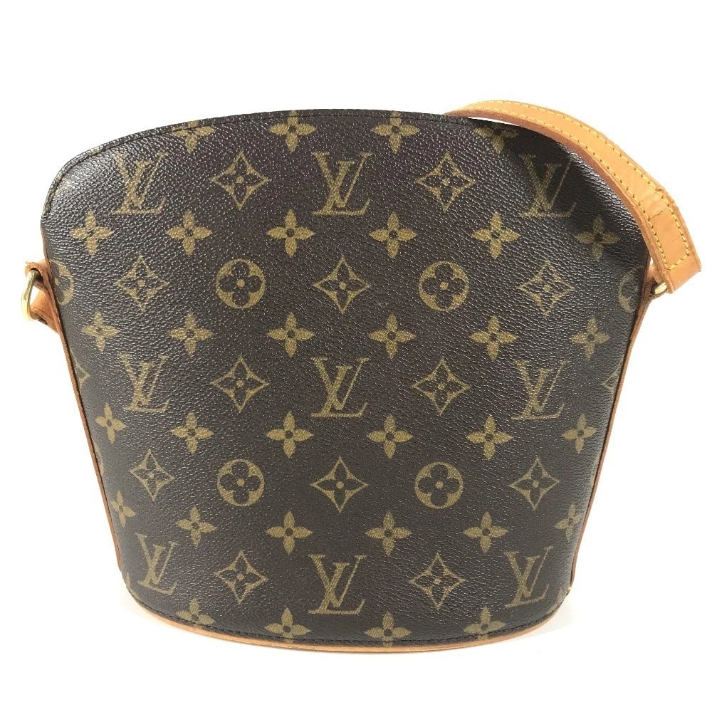 LOUIS VUITTON MONOGRAM DROUOT BAGS: LOUIS VUITTON Monogram Drouot Bags Brand: Louis Vuitton Type/Style: Shoulder Bag Material: Monogram Canvas Color: Brown Size: W7.9xH8.5xD3.9inch / W20cmxH21.5cmxD10cm Accessories: None Acc