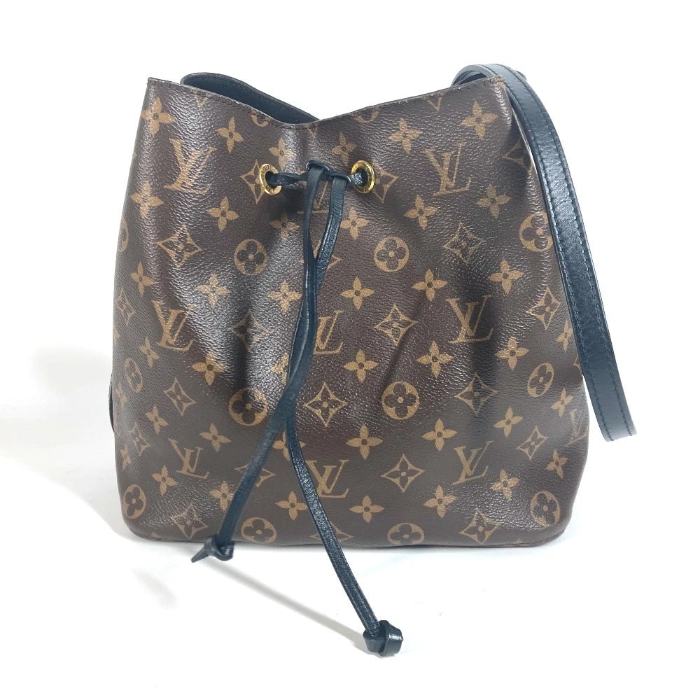 LOUIS VUITTON MONOGRAM NEONOE BAGS: LOUIS VUITTON Monogram Neonoe Bags Brand: LOUIS VUITTON Type/Style: Shoulder Bag Material: MonogramCanvas Color: Noir / Black / Brown Size: W10.2xH10.2xD6.9inch / W26cmxH26cmxD17.5cm Accessories: