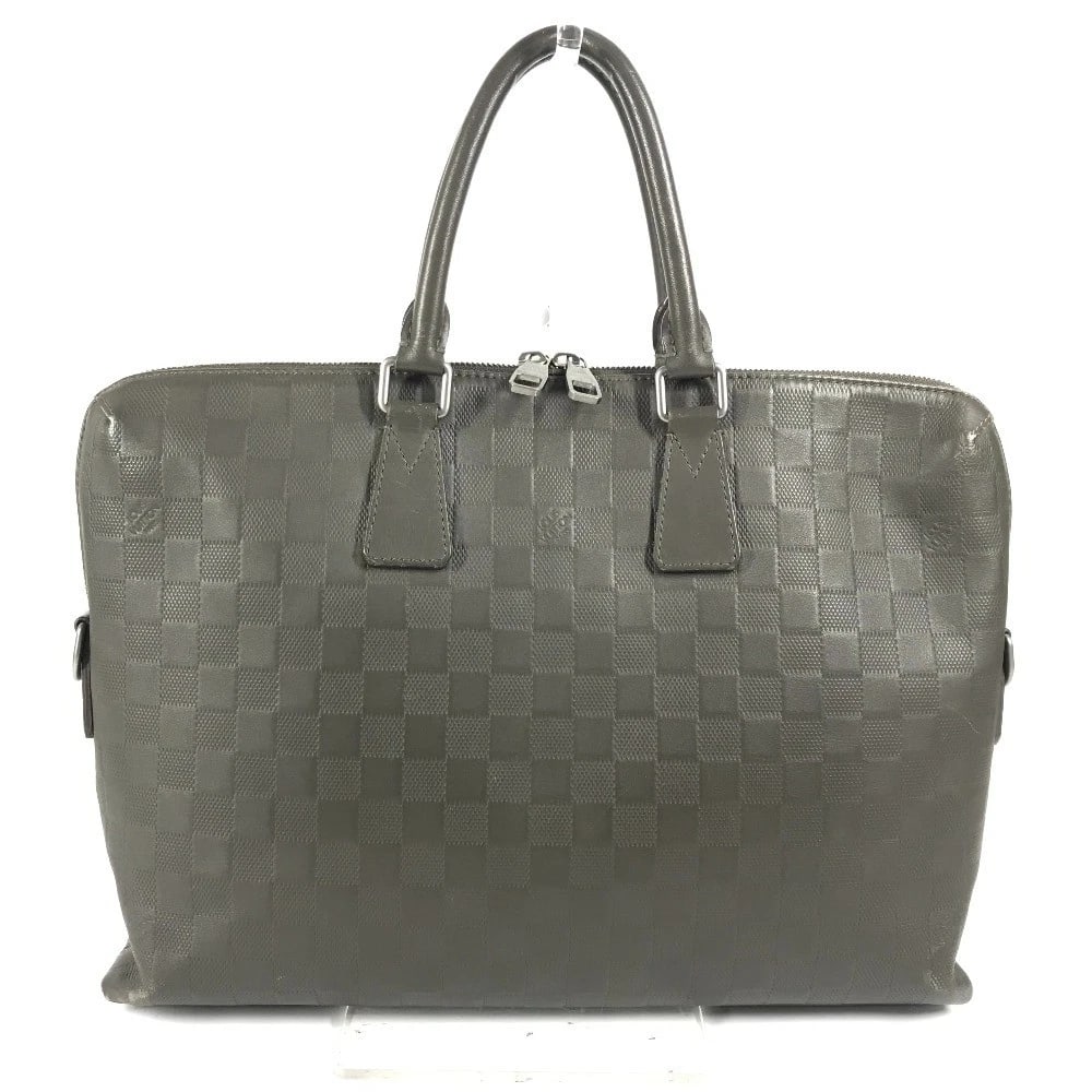 LOUIS VUITTON DAMIER INFINI PORTO DOCUT JOUR PDJ TOTE BAG: LOUIS VUITTON Damier Infini Porto Docut Jour PDJ Tote Bag Brand: LOUIS VUITTON Type/Style: Business bag Material: Damier infinileather Color: Grani / Gurege Size: W14.4xH10.6xD2.2inch / W36.5cmxH27cmx