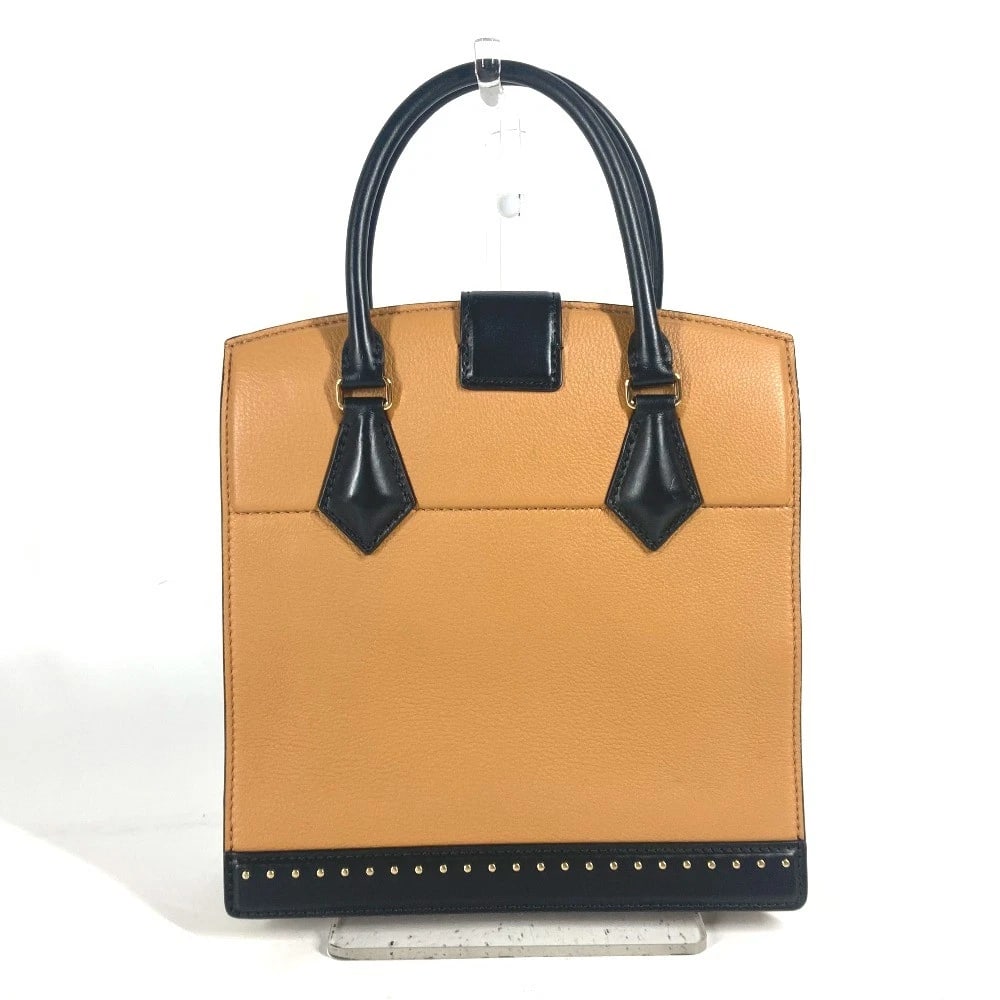LOUIS VUITTON STUDS BICOLOR COOL -MARLYPM BAG: LOUIS VUITTON Studs Bicolor Cool -MarlyPM Bag Brand: LOUIS VUITTON Type/Style: Hand Bag Material: Leather Color: Beige / Black Size: W9.1xH9.1xD5.1inch / W23cmxH23cmxD13cm Accessories: None
