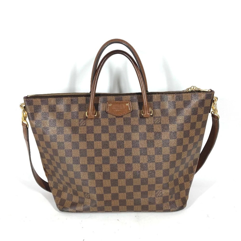 LOUIS VUITTON DAMIER BELMONT BAGS HAND BAG TOTE BAG: LOUIS VUITTON Damier Belmont Bags Hand Bag Tote Bag Brand: LOUIS VUITTON Type/Style: Shoulder Bag Material: Damier Canvas Color: Brown Size: W11.6xH10.0xD5.7inch / W29.5cmxH25.5cmxD14.5cm Accessor