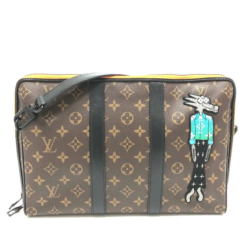 LOUIS VUITTON MONOGRAM LVFRIENDS KEEPALL POUCH: LOUIS VUITTON Monogram LVFriends Keepall pouch Brand: LOUIS VUITTON Type/Style: Hand Bag Material: MonogramCanvas Color: Brown Size: W13.4xH9.1xD2.8inch / W34cmxH23cmxD7cm Accessories: None