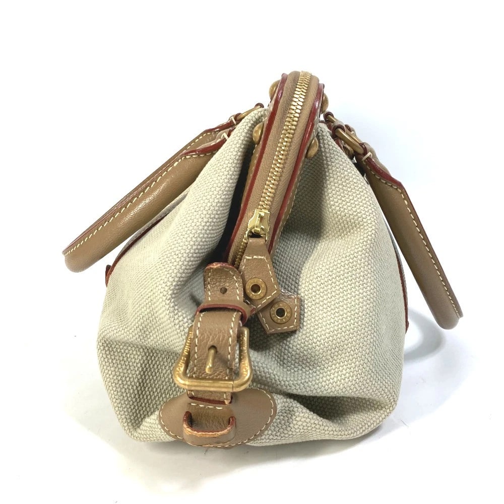 LOUIS VUITTON ANTIGUA SAC DE NUIT PM TOAL TRIANON SHOULDER BAG: LOUIS VUITTON Antigua Sac de Nuit PM Toal Trianon Shoulder Bag Brand: LOUIS VUITTON Type/Style: Hand Bag Material: Canvas / Leather Color: Beige Size: W9.6xH8.7xD4.7inch / W24.5cmxH22cmxD12cm