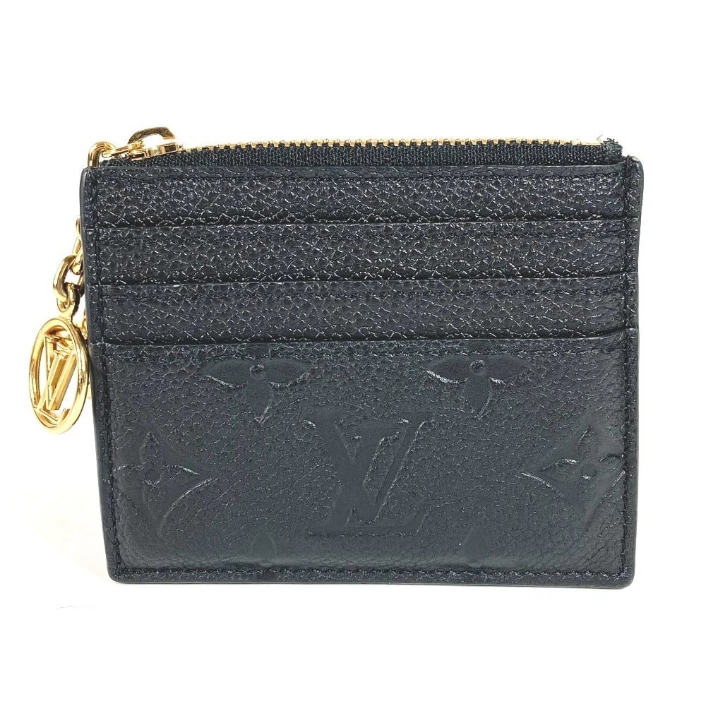 LOUIS VUITTON MONOGRAMEMPREINTE PORTE CASE COIN PURSE: LOUIS VUITTON MonogramEmpreinte Porte case coin purse Brand: LOUIS VUITTON Type/Style: coin purse Material: MonogramEmpreinteLeather Color: Noir / Black Size: W3.9xH3.3inch / W10cmxH8.5cm