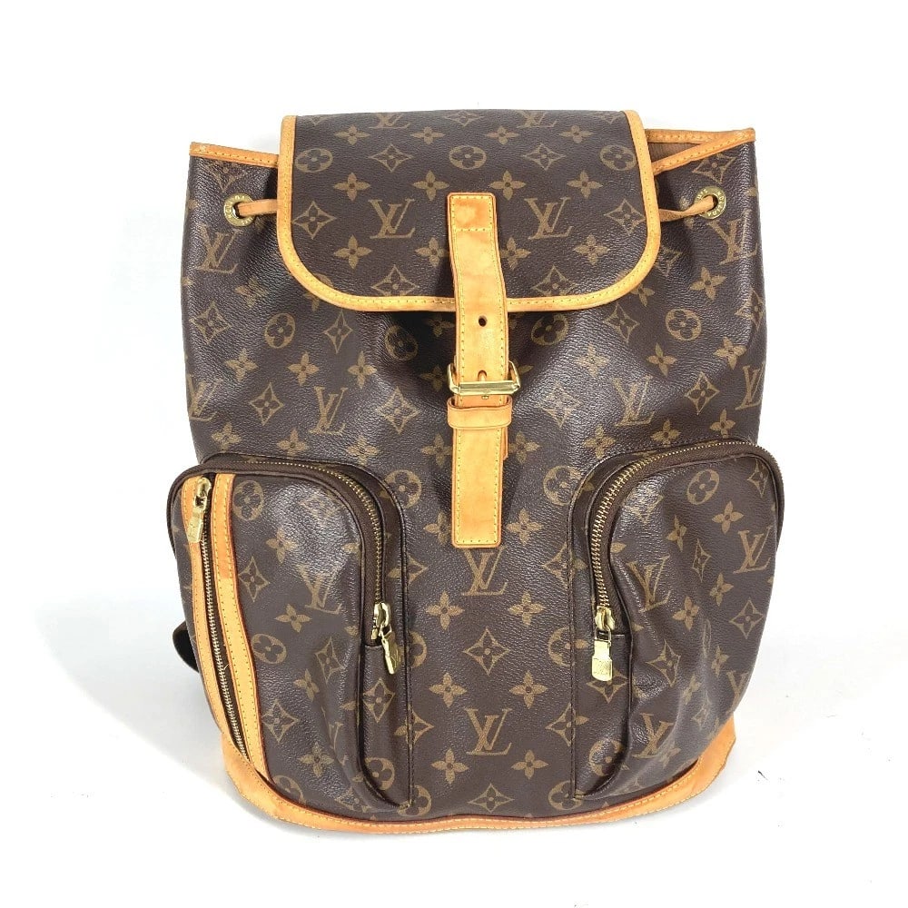 LOUIS VUITTON MONOGRAM BOSPHORE BACKPACK BAG: LOUIS VUITTON Monogram Bosphore backpack bag Brand: LOUIS VUITTON Type/Style: Backpack Material: MonogramCanvas Color: Brown Size: W11.8xH14.0xD4.9inch / W30cmxH35.5cmxD12.5cm Accessories: None