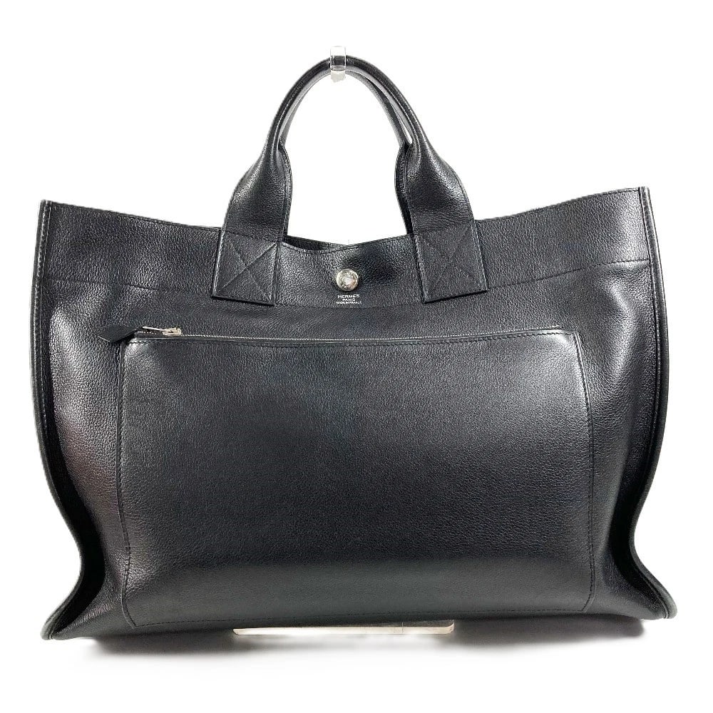 HERMES SACKBERLIN 40 HAND BAG TOTE BAG: HERMES Sackberlin 40 Hand Bag Tote Bag Brand: HERMES Type/Style: Tote Bag Material: Leather Color: Black Size: W15.4xH10.6xD3.9inch / W39cmxH27cmxD10cm Accessories: None Accessories Notice