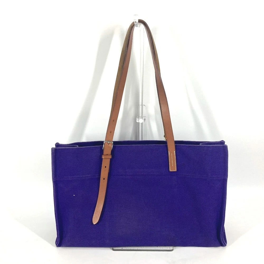 HERMES ETRIVIERES-ELAN BAG SHOULDER BAG TOTE BAG: HERMES Etrivieres-Elan Bag Shoulder Bag Tote Bag Brand: HERMES Type/Style: Tote Bag Material: Canvas Color: purple Size: W16.5xH9.4xD5.3inch / W42cmxH24cmxD13.5cm Accessories: None Accesso