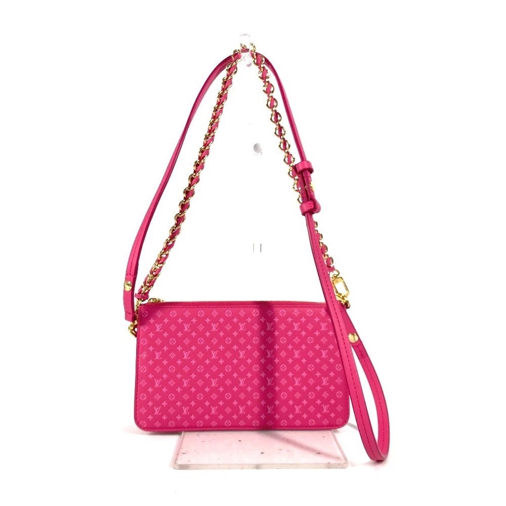 LOUIS VUITTON MONOGRAM POCHETTE LEXINGTON 3WAY SHOULDER BAG: LOUIS VUITTON Monogram Pochette Lexington 3WAY Shoulder Bag Brand: LOUIS VUITTON Type/Style: Shoulder Bag Material: Calfskin / Calfskin trim Color: pink Size: W8.5xH4.9xD2.0inch / W21.5cmxH12.5cmxD5cm