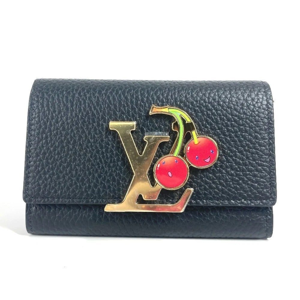 LOUIS VUITTON MURAKAMI TAKASHI PORTEFEUILLE-CAPUCINES COMPACT WALLET (1 of 7)