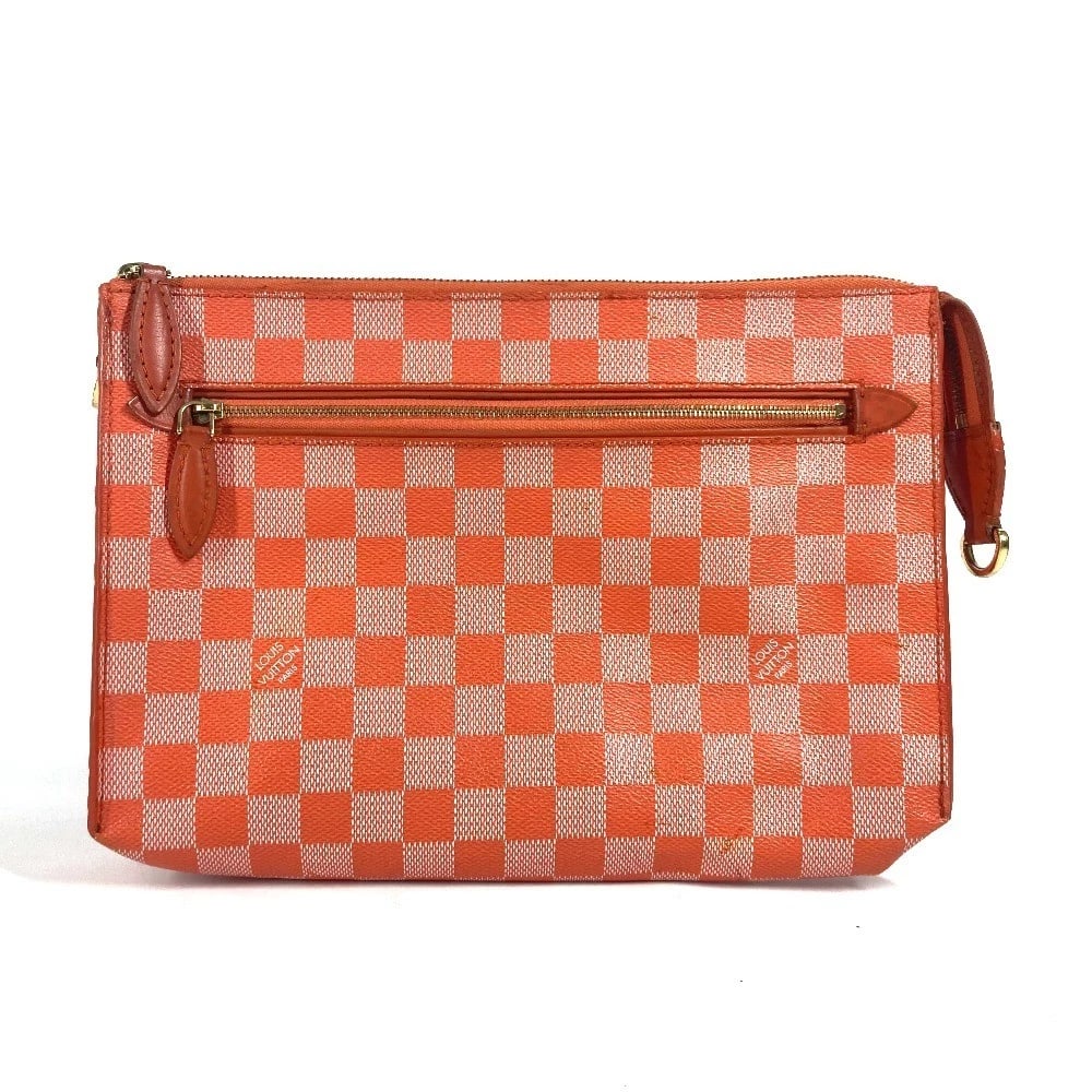 LOUIS VUITTON DAMIER-COLOR MODULE 2WAY BAG: LOUIS VUITTON Damier-Color module 2WAY Bag Brand: LOUIS VUITTON Type/Style: Shoulder Bag Material: Damier Canvas Color: Pit / Orange Size: W10.4xH6.9xD2.0inch / W26.5cmxH17.5cmxD5cm Accessories: N