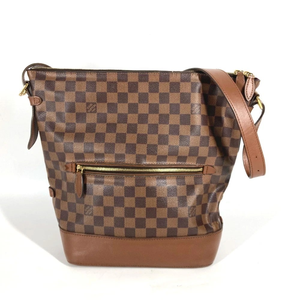 LOUIS VUITTON DAMIER DIANU CROSSBODY BAG: LOUIS VUITTON Damier Dianu Crossbody bag Brand: LOUIS VUITTON Type/Style: Shoulder Bag Material: Damier Canvas Color: Brown Size: W9.4xH12.2xD5.3inch / W24cmxH31cmxD13.5cm Accessories: None