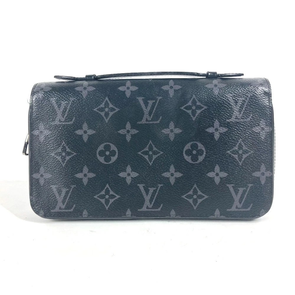 LOUIS VUITTON MONOGRAMECLIPSE ZIPPY XL BAGS HAND BAG: LOUIS VUITTON MonogramEclipse Zippy XL Bags Hand Bag Brand: LOUIS VUITTON Type/Style: Long Wallet Material: MonogramEclipseCanvas Color: Black Size: W8.7xH4.7inch / W22cmxH12cm Accessories: None