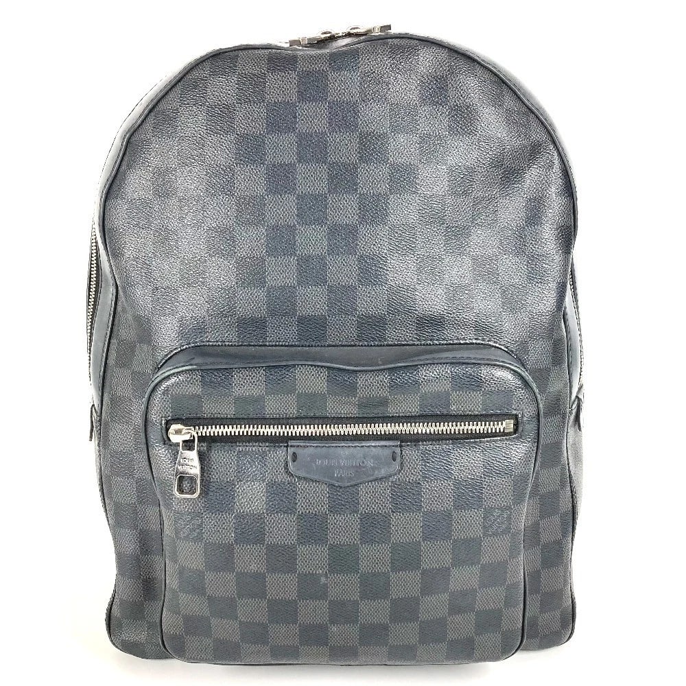 LOUIS VUITTON DAMIER GRAPHITE JOSH BACKPACK BAG: LOUIS VUITTON Damier Graphite Josh Backpack Bag Brand: Louis Vuitton Type/Style: Backpack Material: DamierGraphiteCanvas Color: Black Size: W11.8xH15.2xD4.7inch / W30cmxH38.5cmxD12cm Accessories: