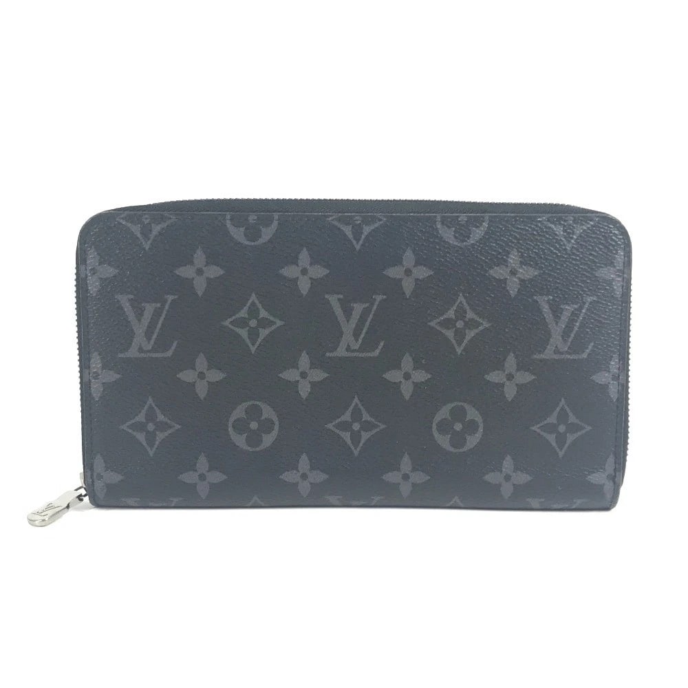 LOUIS VUITTON ZIPPY-ORGANIZER NM ZIP AROUND LONG WALLET: LOUIS VUITTON Zippy-Organizer NM Zip Around Long Wallet Brand: LOUIS VUITTON Type/Style: Long Wallet Material: MonogramEclipseCanvas Color: Black Size: W8.3xH4.5inch / W21cmxH11.5cm Accessories: N