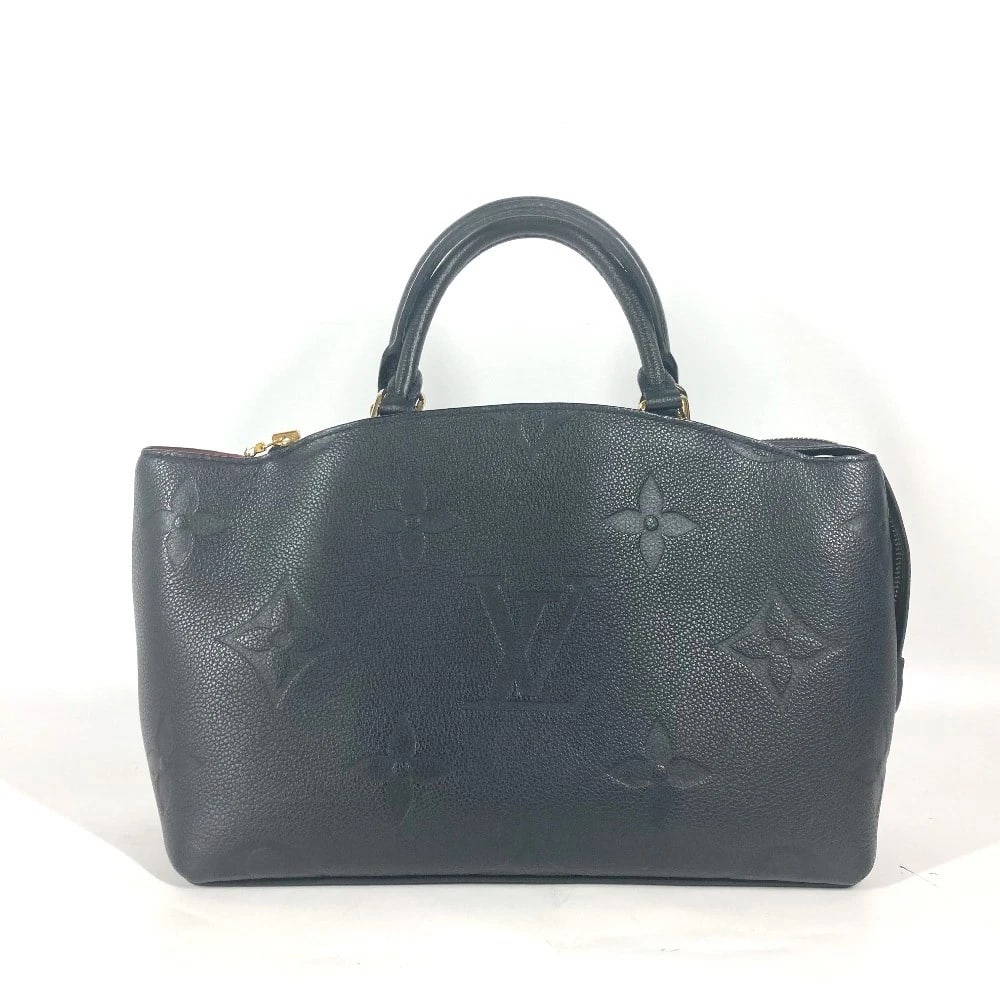 LOUIS VUITTON MONOGRAMEMPREINTE PETIT PALAIS PM BAG TOTE BAG: LOUIS VUITTON MonogramEmpreinte Petit Palais PM Bag Tote Bag Brand: LOUIS VUITTON Type/Style: Hand Bag Material: MonogramEmpreinteLeather Color: Noir / Black Size: W11.4xH7.1xD4.9inch / W29cmxH18cmxD1