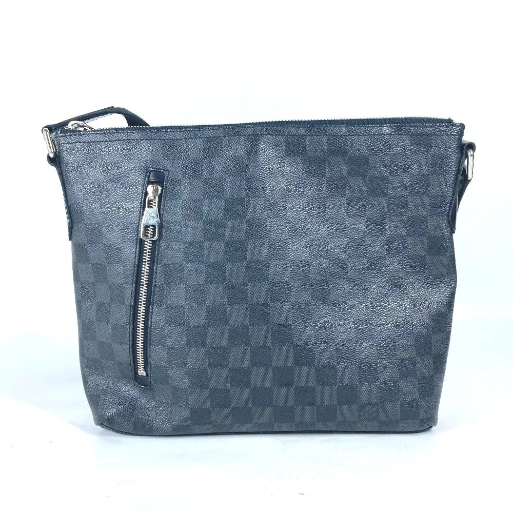 LOUIS VUITTON DAMIER GRAPHITE MICK PM BAG: LOUIS VUITTON Damier Graphite Mick PM Bag Brand: LOUIS VUITTON Type/Style: Shoulder Bag Material: Damiar Graphite Canvas Color: Black Size: W12.6xH9.3xD3.1inch / W32cmxH23.5cmxD8cm Accessories: No