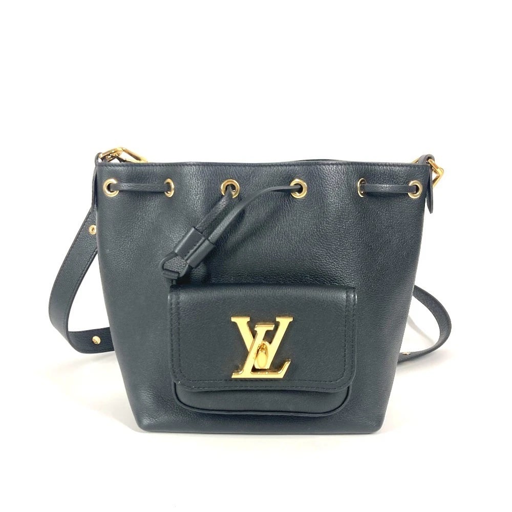 LOUIS VUITTON ROCK ME BUCKET NV DRAWSTRING 2WAY HANDBAG: LOUIS VUITTON Rock Me Bucket NV Drawstring 2WAY Handbag Brand: LOUIS VUITTON Type/Style: Shoulder Bag Material: Leader Color: Noir / Black Size: W7.5xH8.7xD5.1inch / W19cmxH22cmxD13cm Accessories: