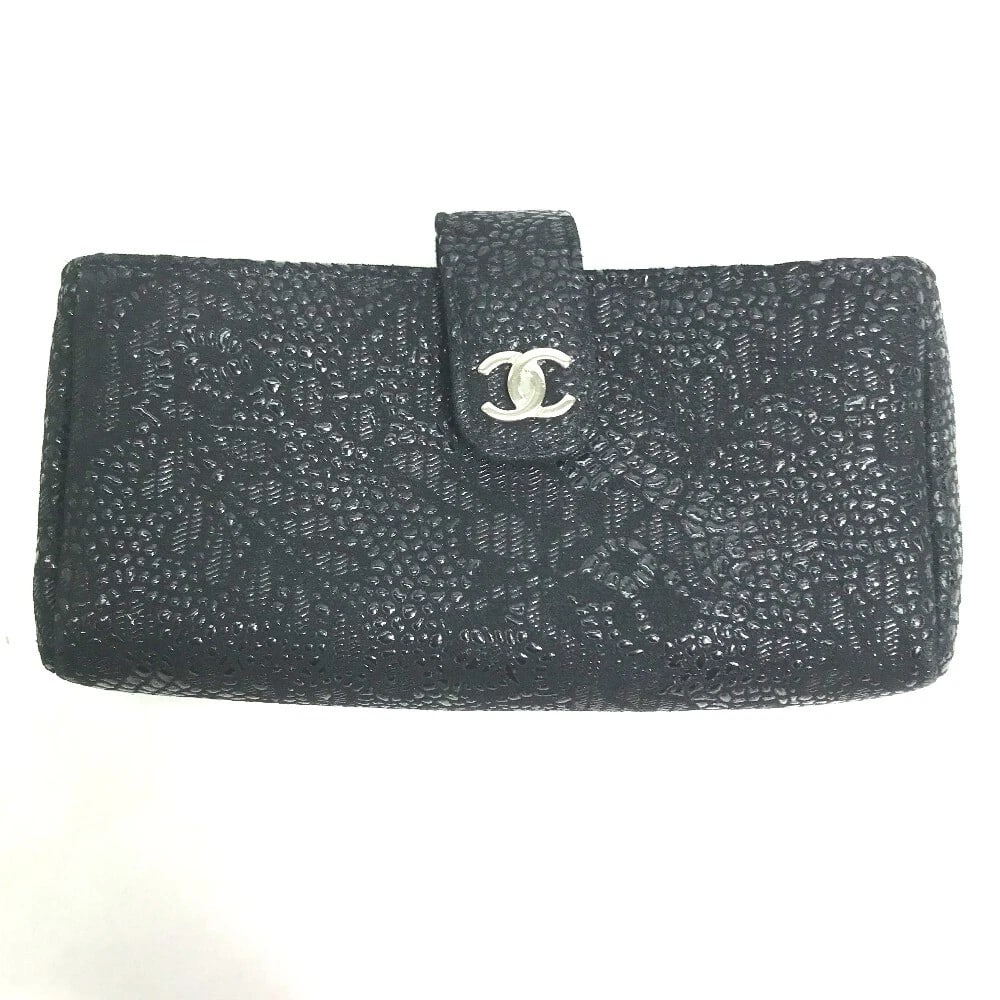 CHANEL CC MARK CC COIN PURSE POUCH LEATHER BLACK: CHANEL CC Mark CC coin purse Pouch Leather Black Brand: CHANEL Type/Style: Pouch Material: Leather Color: Black Size: W5.3xH2.8inch / W13.5cmxH7cm Accessories: None Accessories Notice: When