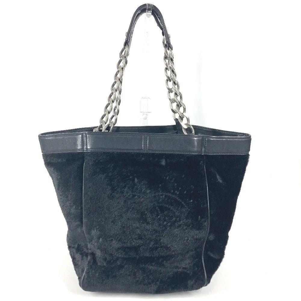 CHANEL CC CC MARK LOGO TOTE BAG CHAIN BAG SHOULDER BAG: CHANEL CC CC Mark logo Tote Bag Chain Bag Shoulder Bag Brand: CHANEL Type/Style: Shoulder Bag Material: Pony-Hair Color: Black Size: W16.5xH11.2xD8.3inch / W42cmxH28.5cmxD21cm Accessories: None