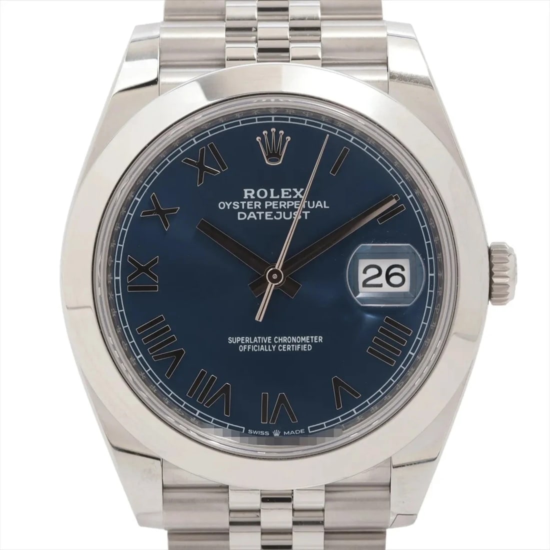 ROLEX DATEJUST 41 SS AT BRIGHT BLUE DIAL JUBILEE WATCH: Rolex Datejust 41 Ss At Bright Blue Dial Jubilee Watch Brand: Rolex Type/Style: Wristwatch Material: SS Color: Dial Color bright blue Size: Case:W1.6 x H1.6inch / W41 x H41 Circumference of