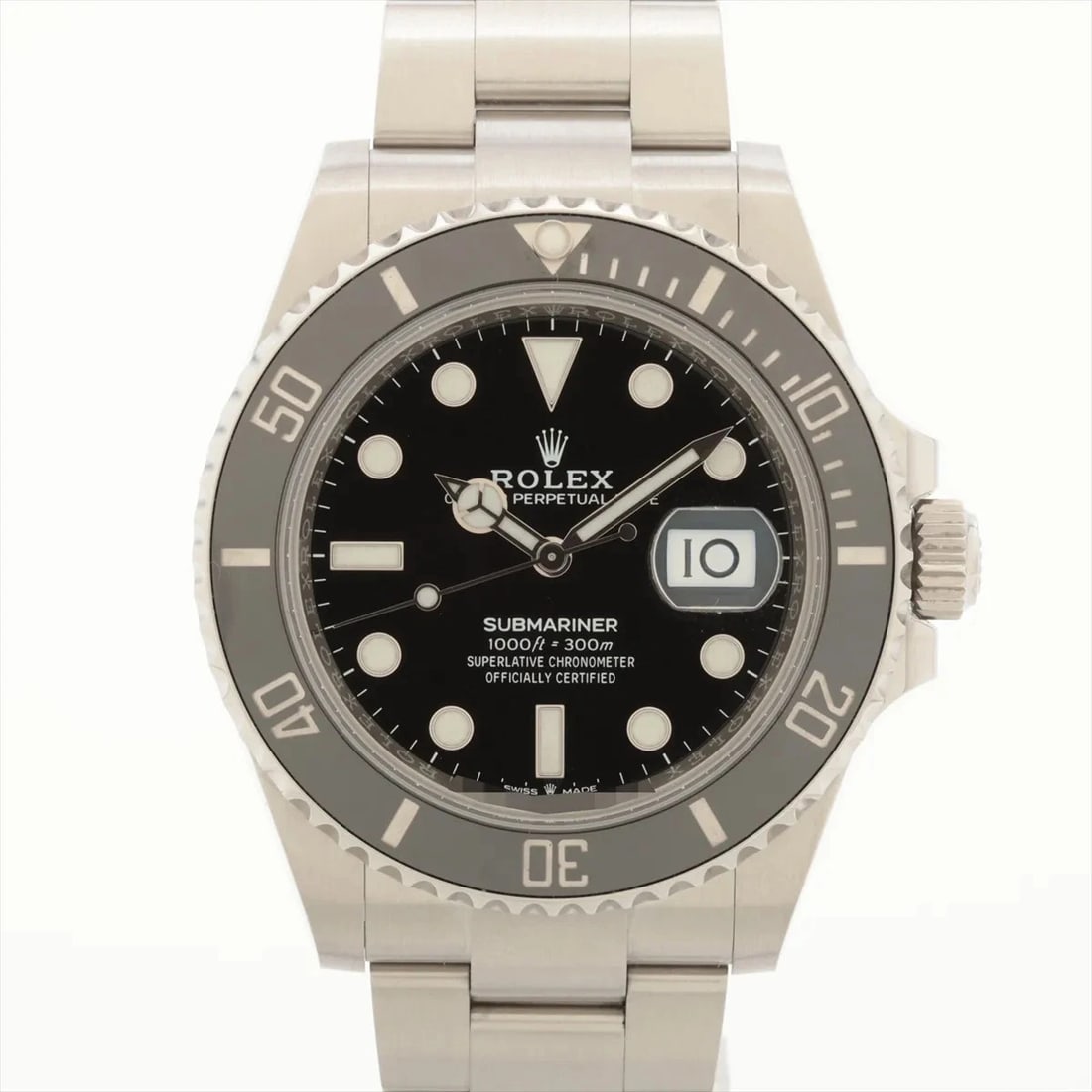 ROLEX SUBMARINER DATE SS AT BLACK DIAL WATCH (1 of 3)