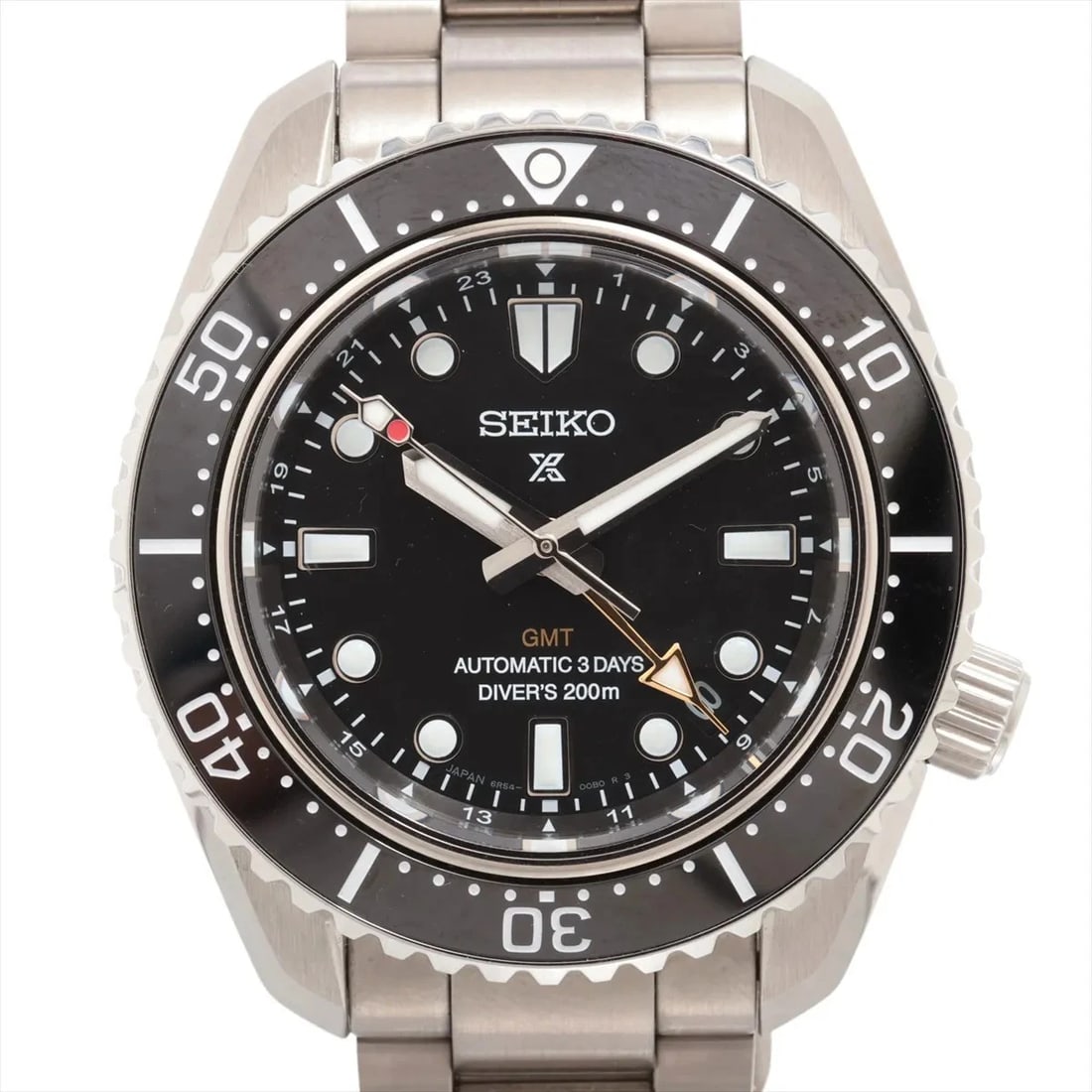 SEIKO PROSPEX DIVER SCUBA GMT SS AT BLACK DIAL WATCH: Seiko Prospex Diver Scuba Gmt Ss At Black Dial Watch Brand: Seiko Type/Style: Wristwatch Material: SS Color: Dial Color Black Size: Case:W1.6 x H1.6inch / W42 x H48.6 Circumference of Wrist:7.7inch /