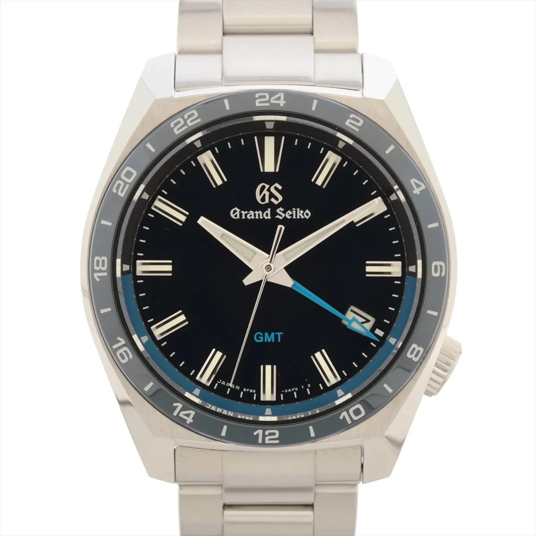 GRAND SEIKO SPORTS COLLECTION GMT SS QZ BLUE DIAL WATCH: Grand Seiko Sports Collection Gmt Ss Qz Blue Dial Watch Brand: Grand Seiko Type/Style: Wristwatch Material: SS Color: Dial Color Blue Size: Case:W1.6 x H1.6inch / W40 x H40 Circumference of Wrist:7.9i