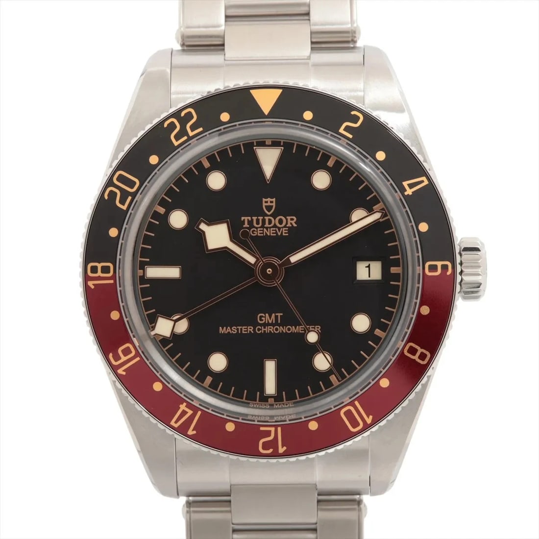 TUDOR BLACK BAY 58 GMT SS AT BLACK DIAL WATCH (1 of 4)
