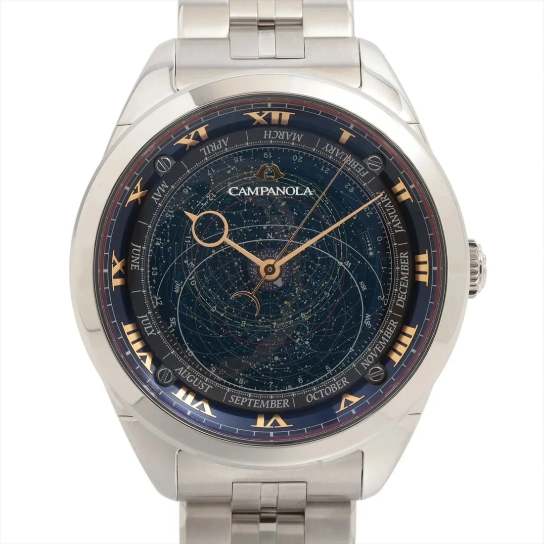 CITIZEN CAMPANOLA SS QZ BLUE DIAL WATCH: Citizen Campanola Ss Qz Blue Dial Watch Brand: CITIZEN Type/Style: Wristwatch Material: SS Color: Dial Color Blue Size: Case:W1.6 x H1.6inch / W45 x H45 Circumference of Wrist:7.9inch / 20 Accesso