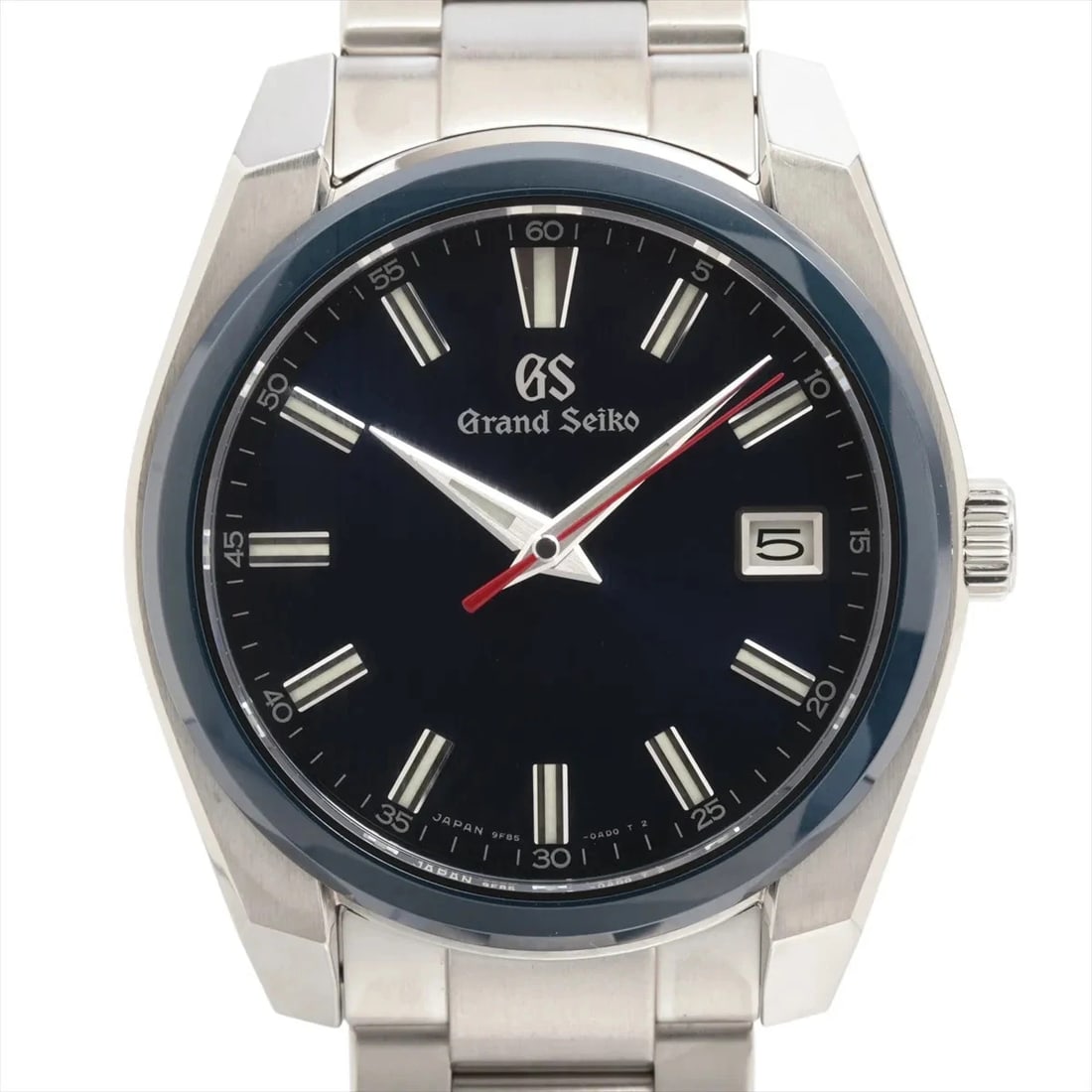 GRAND SEIKO HERITAGE COLLECTION SS QZ BLUE DIA WATCH: Grand Seiko Heritage Collection Ss Qz Blue Dia Watch Brand: Grand Seiko Type/Style: Wristwatch Material: SS Color: Dial Color Blue Size: Case:W1.2 x H1.2inch / W38 x H38 Circumference of Wrist:7.9inch