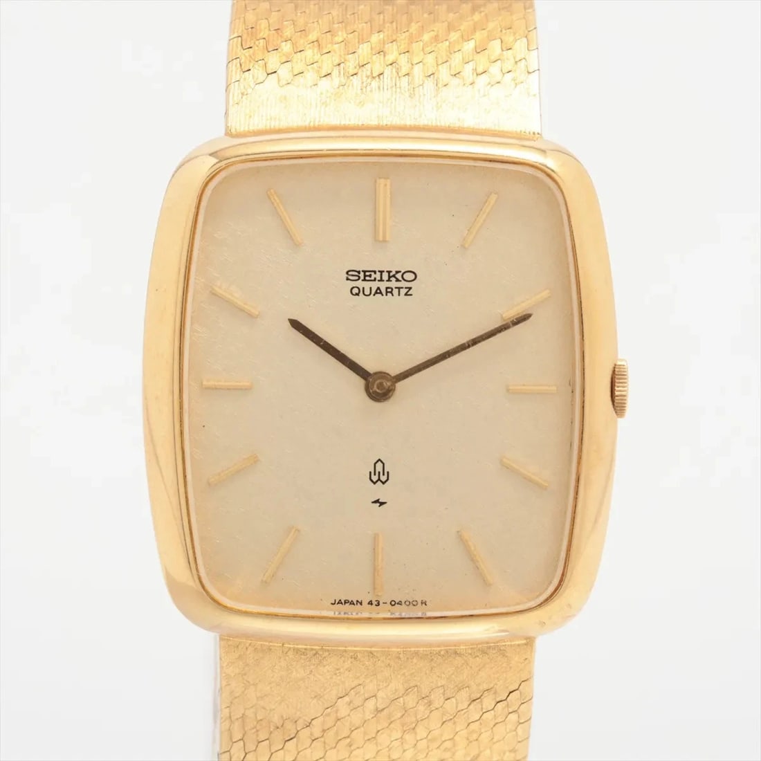 SEIKO YG QZ CHAMPAGNE WATCH (1 of 2)