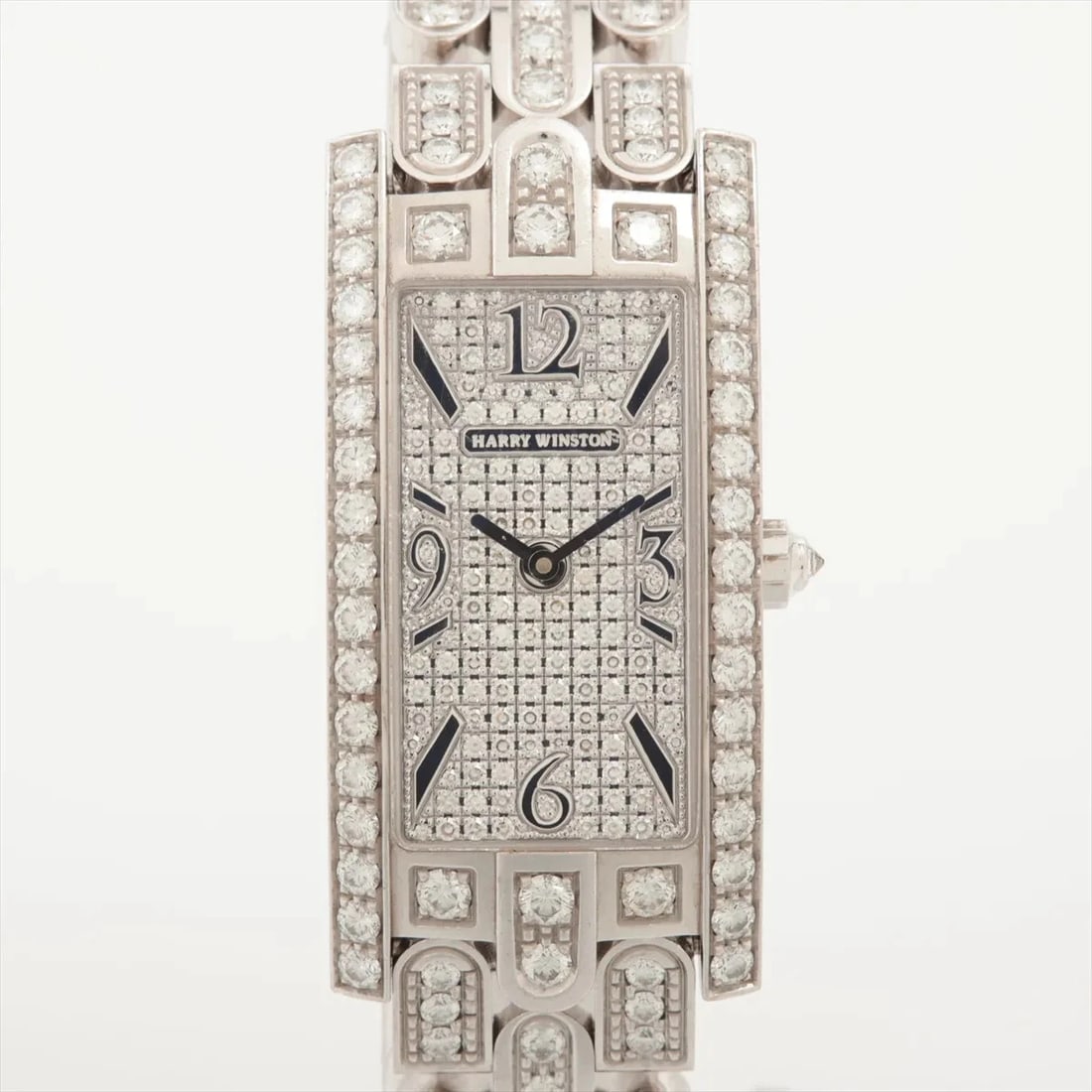 HARRY WINSTON AVENUE WG QZ DIAMOND WATCH (1 of 2)