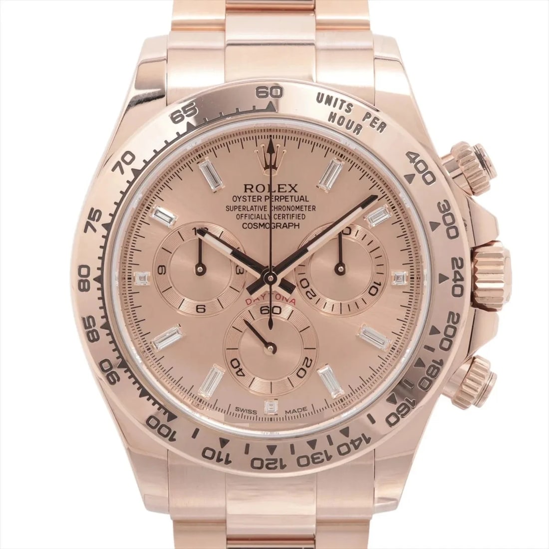 ROLEX COSMOGRAPH DAYTONA PG AT PINK WATCH: Rolex Cosmograph Daytona Pg At Pink Watch Brand: Rolex Type/Style: Wristwatch Material: PG Color: Dial Color Pink Size: Case:W1.6 x H1.6inch / W40 x H40 Circumference of Wrist:6.9inch / 17.5 Acces