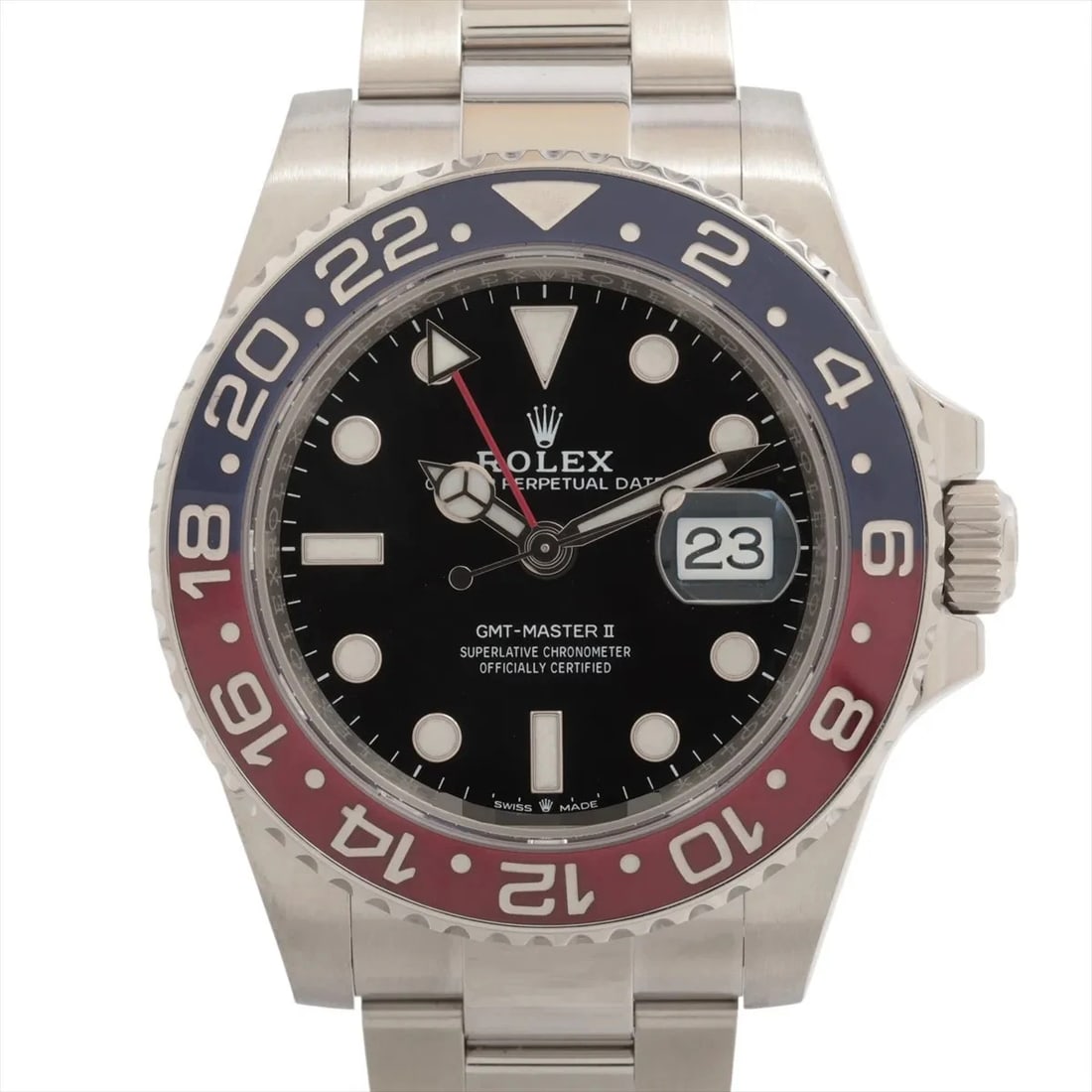 ROLEX GMT MASTER SS AT BLACK DIAL OYSTER WATCH: Rolex Gmt Master Ss At Black Dial Oyster Watch Brand: Rolex Type/Style: Wristwatch Material: SS Color: Dial Color Black Size: Case:W1.6 x H1.6inch / W40 x H40 Circumference of Wrist:7.3inch / 18.5