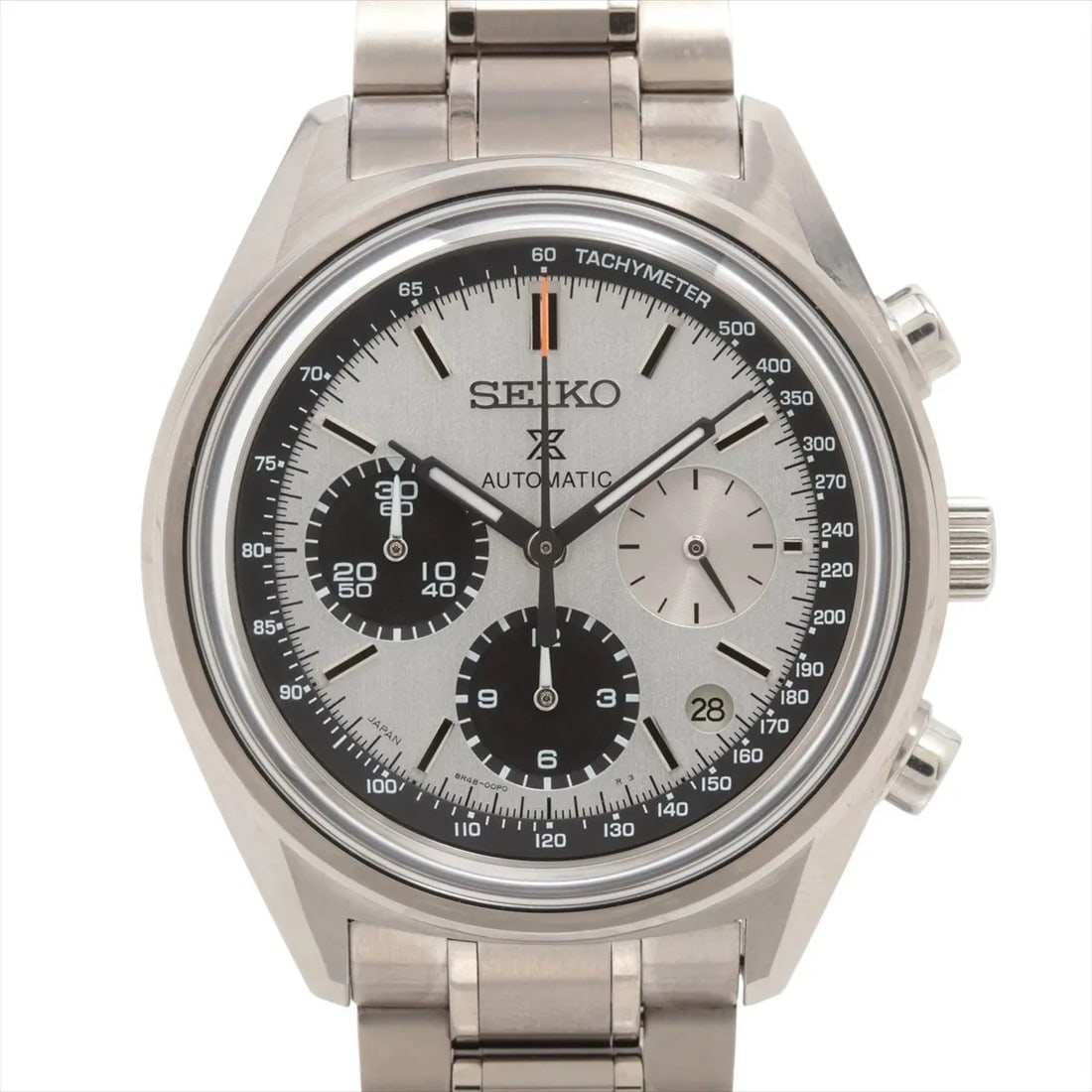 SEIKO PROSPEX SEIKO AUTOMATIC CHRONOGRAPH WATCH: Seiko Prospex Seiko Automatic Chronograph Watch Brand: Seiko Type/Style: Wristwatch Material: SS Color: Dial Color Silver Size: Case:W1.6 x H1.6inch / W41 x H41 Circumference of Wrist:7.9inch / 20