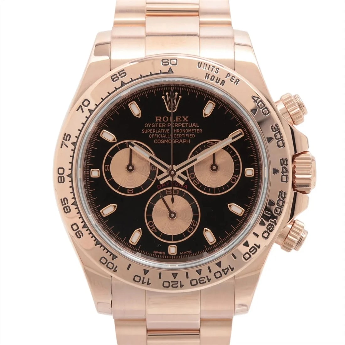 ROLEX COSMOGRAPH DAYTONA PG AT BLACK DIAL WATCH: Rolex Cosmograph Daytona Pg At Black Dial Watch Brand: Rolex Type/Style: Wristwatch Material: PG Color: Dial Color Black Size: Case:W1.6 x H1.6inch / W40 x H40 Circumference of Wrist:6.7inch / 17