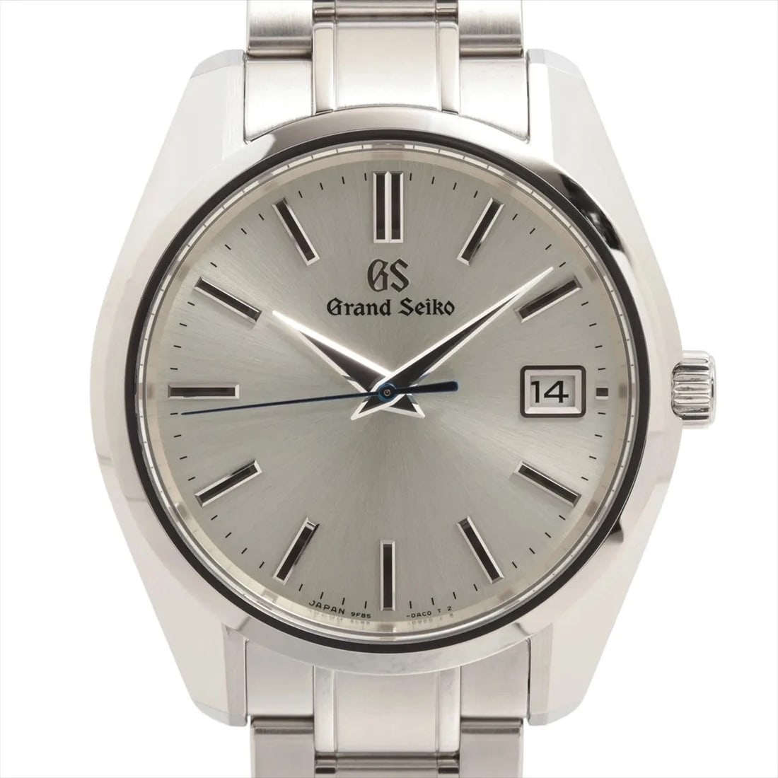 GRAND SEIKO HERITAGE COLLECTION SS QZ SILVER WATCH: Grand Seiko Heritage Collection Ss Qz Silver Watch Brand: Grand Seiko Type/Style: Wristwatch Material: SS Color: Dial Color Black Size: Case:W1.6 x H1.6inch / W40 x H46.2 Circumference of Wrist:7.9inc