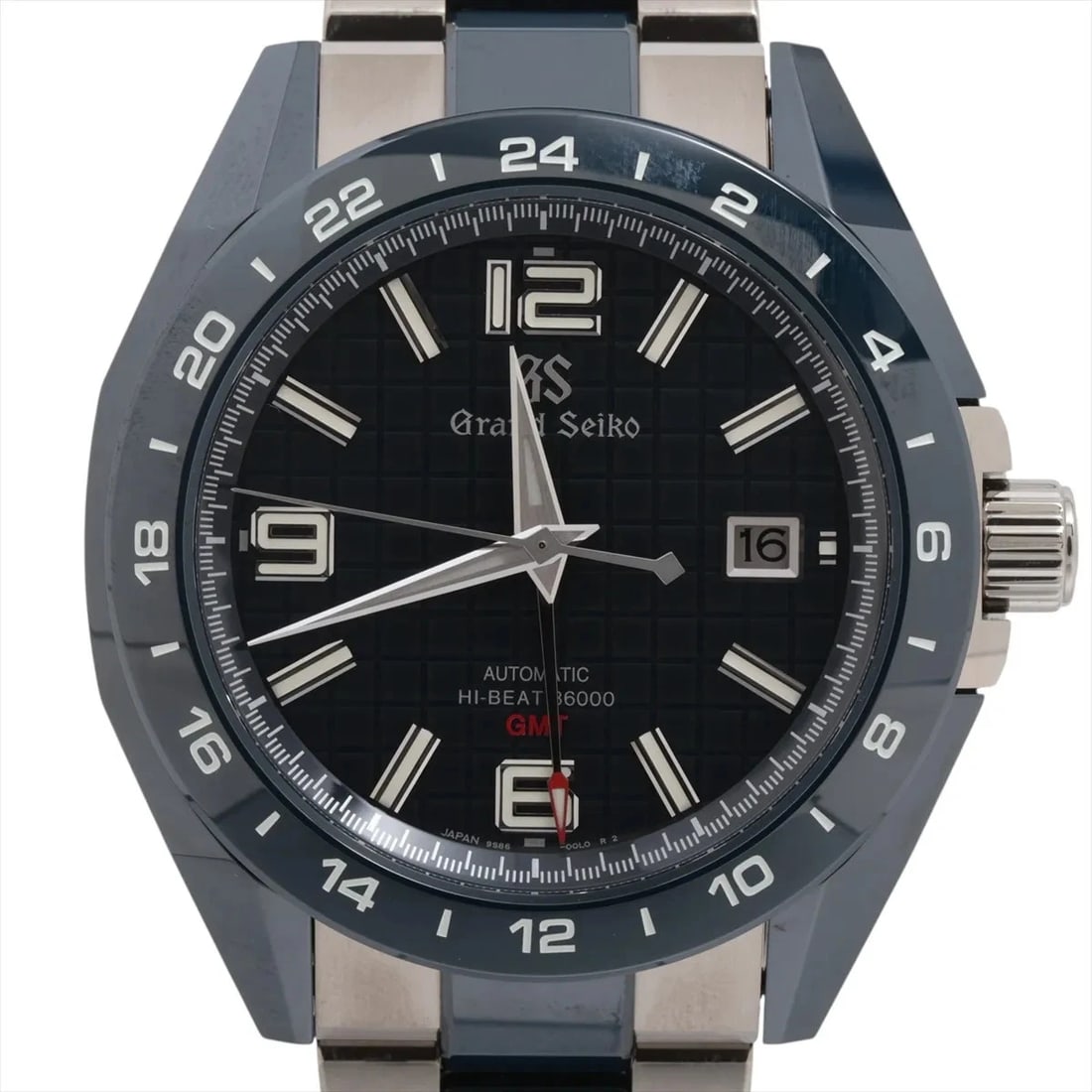 GRAND SEIKO SPORTS COLLECTION MECHANICAL WATCH: Grand Seiko Sports Collection Mechanical Watch Brand: Grand Seiko Type/Style: Wristwatch Material: CE?TI Color: Dial Color Blue Size: Case:W1.6 x H1.6inch / W46.4 x H46.4 Circumference of Wrist:7.5inc