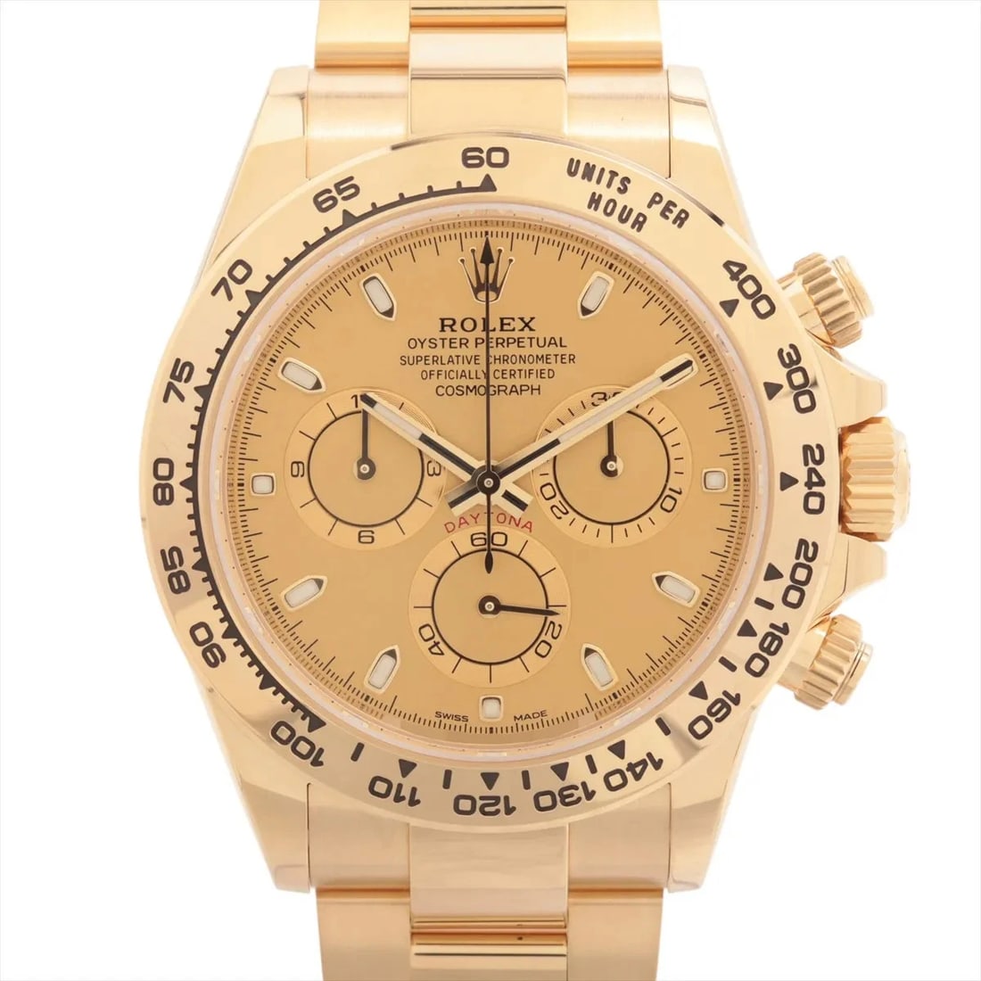 ROLEX COSMOGRAPH DAYTONA YG AT CHAMPAGNE WATCH (1 of 3)