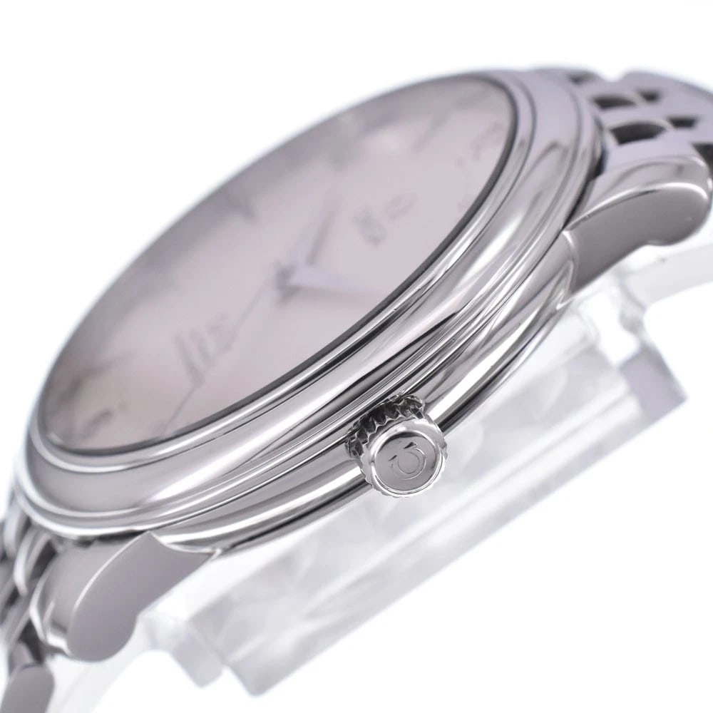 OMEGA DEVILLE CHRONOMETER DATE BEIGE DIAL AUTOMATIC WATCH - 3
