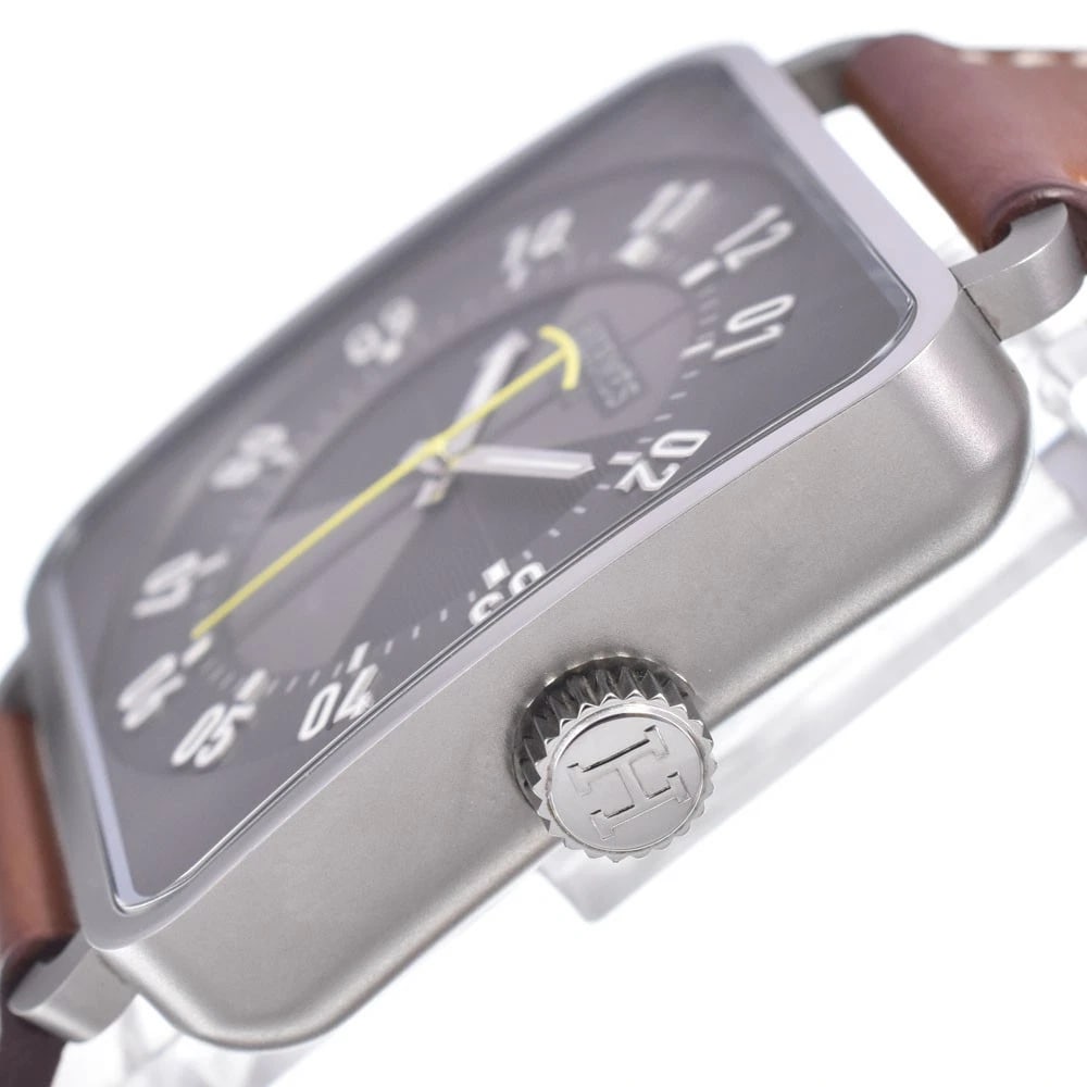 HERMES CARRE ASH DATE AUTOMATIC WATCH - 3