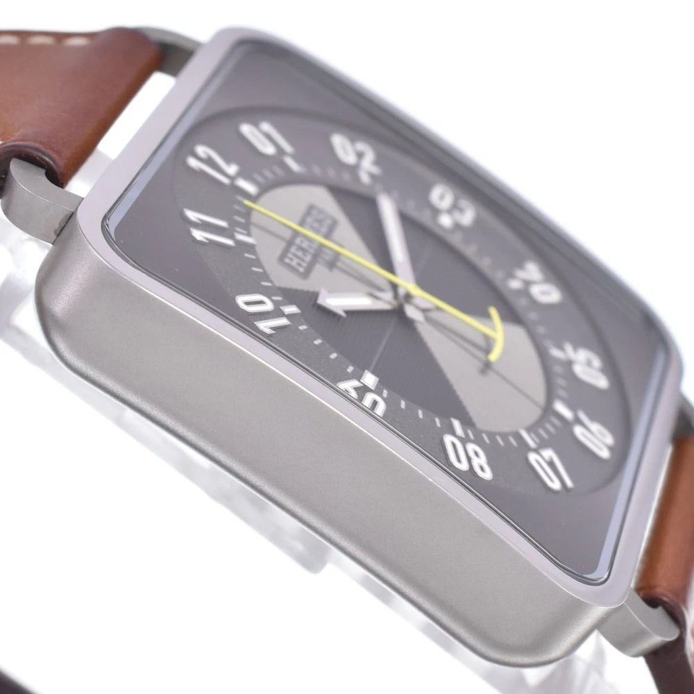 HERMES CARRE ASH DATE AUTOMATIC WATCH - 4