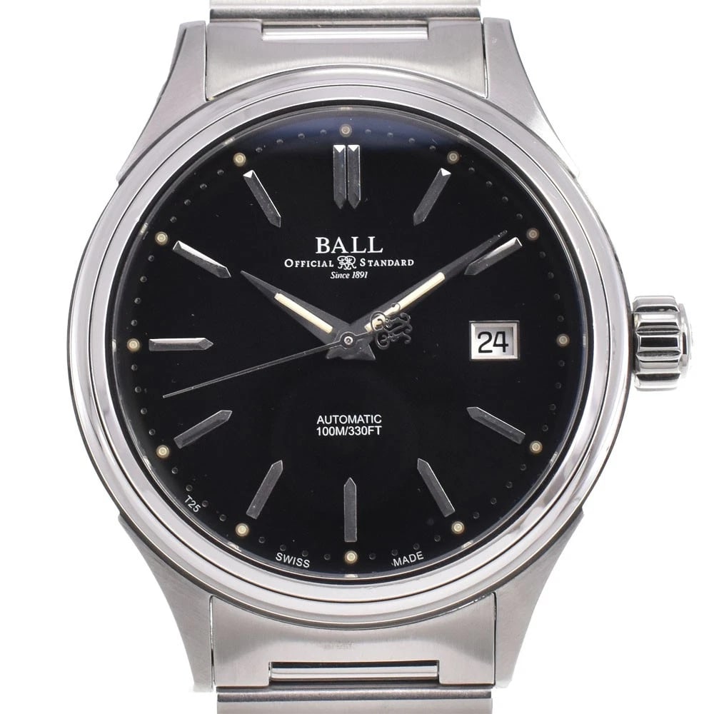 BALLWATCH STOKEMAN VICTORY BK DATE AUTOMATIC WATCH: Ballwatch Stokeman Victory Bk Date Automatic Watch Brand: BALLWATCH Type/Style: Wristwatch Material: Band Material Stainless Steel, Case Material Stainless Steel Color: Case Color Silver, Band Color