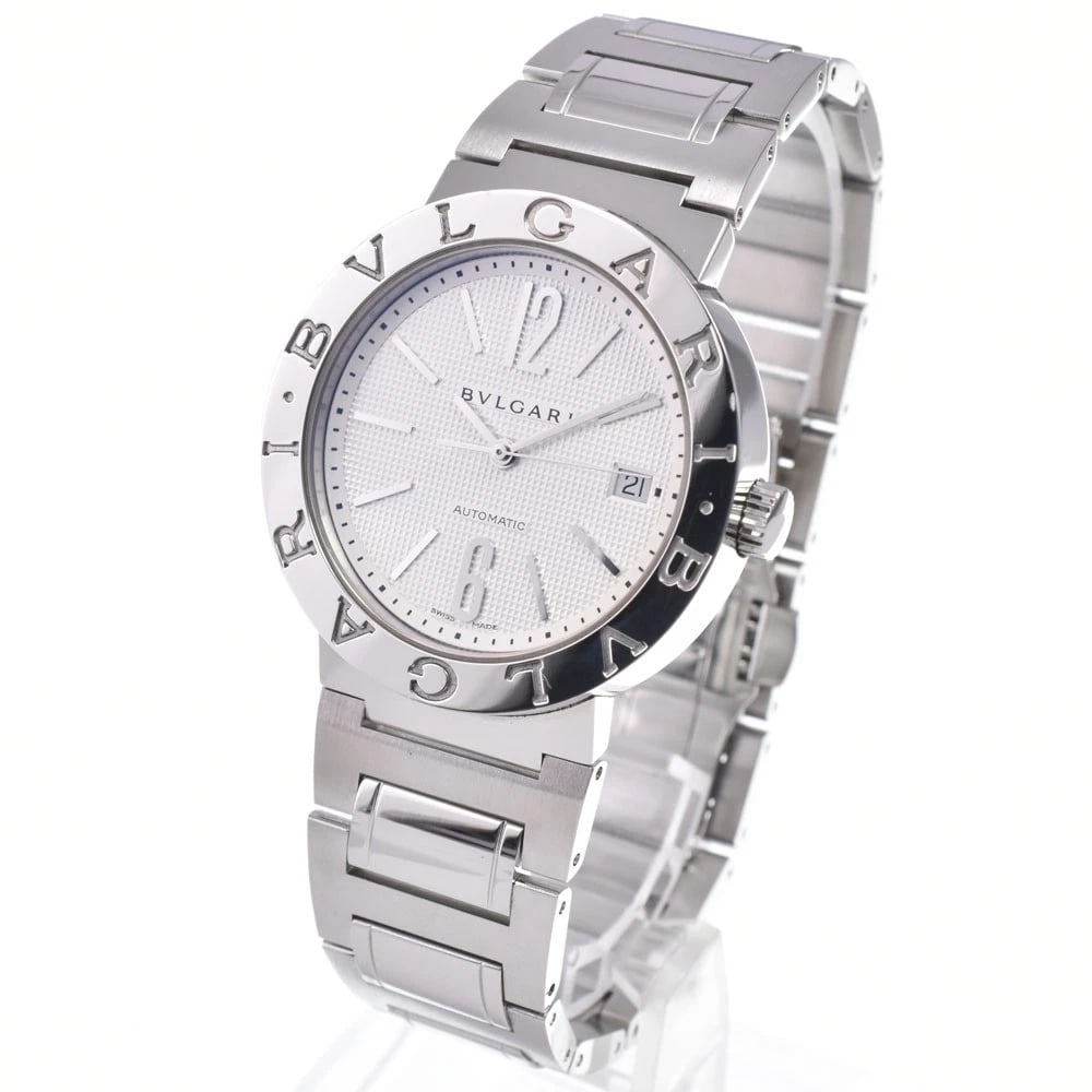 BVLGARI DATE SILVER DIAL AUTOMATIC WATCH - 2
