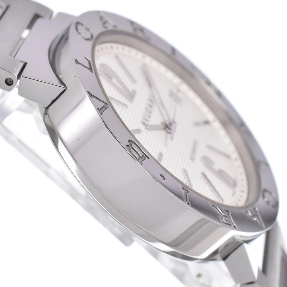 BVLGARI DATE SILVER DIAL AUTOMATIC WATCH - 3