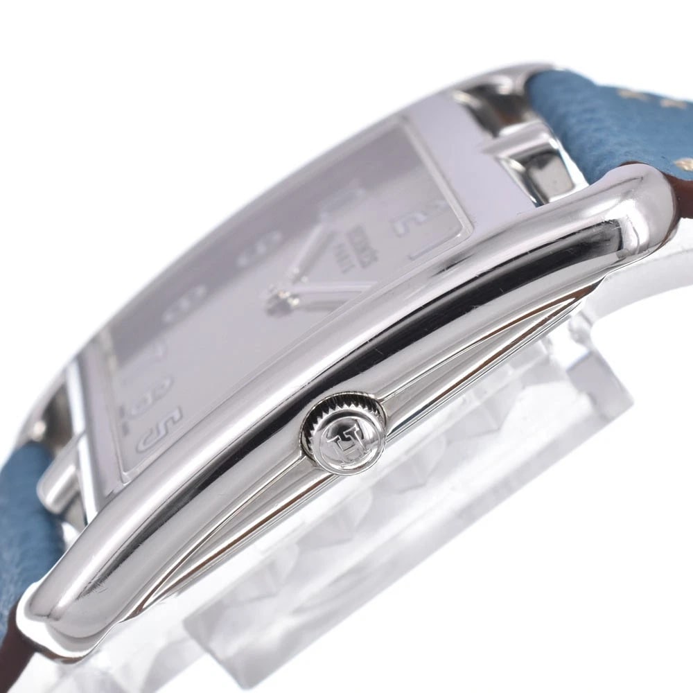 HERMES CAPE COD SILVER DIAL QUARTZ WATCH - 3