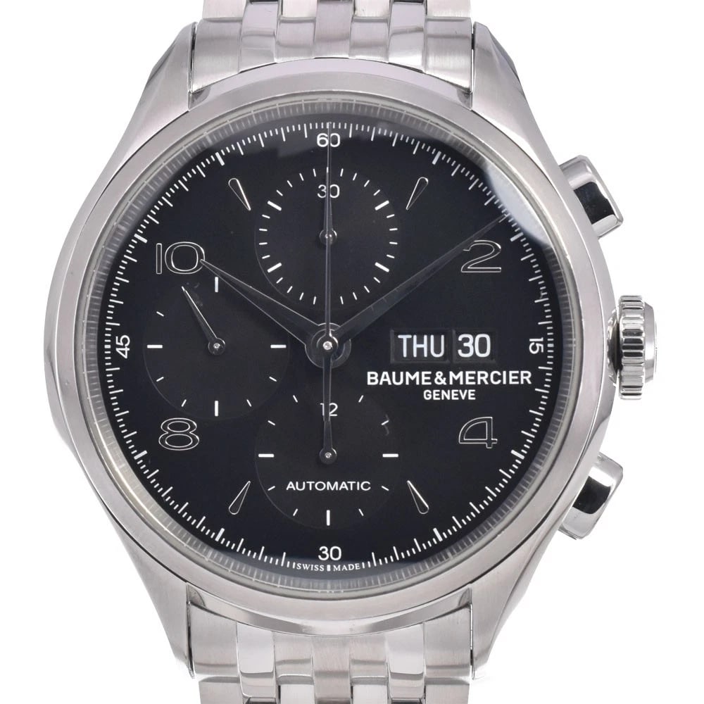 BAUME & MERCIER CLIFTON CHRONOGRAPH AUTOMATIC WATCH (1 of 4)