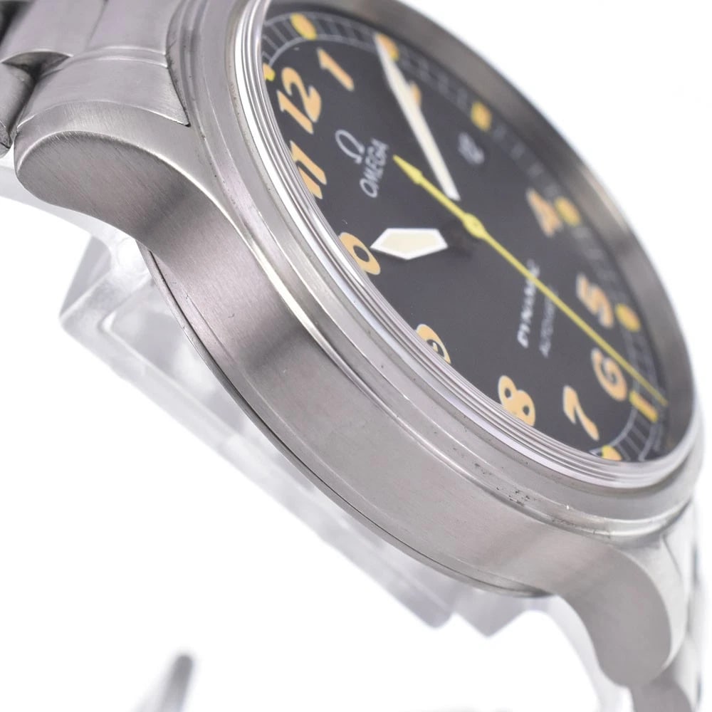 OMEGA DYNAMIC DATE BLACK DIAL AUTOMATIC WATCH - 4